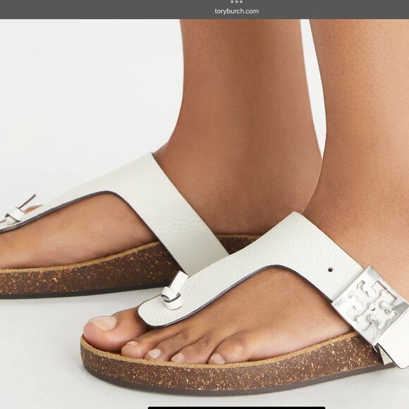 Tory Burch MELLOW T-STRAP SANDALS Flats - Picture 5 of 6